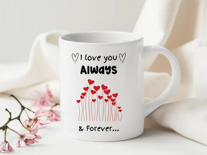 Heart String Design Love Mug