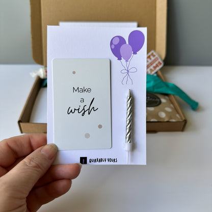 Letterbox Make A Wish Birthday Box - Celebration Birthday Gift for Men Women