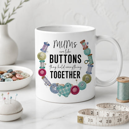 White thoughtful mum mug for mums gift set uk