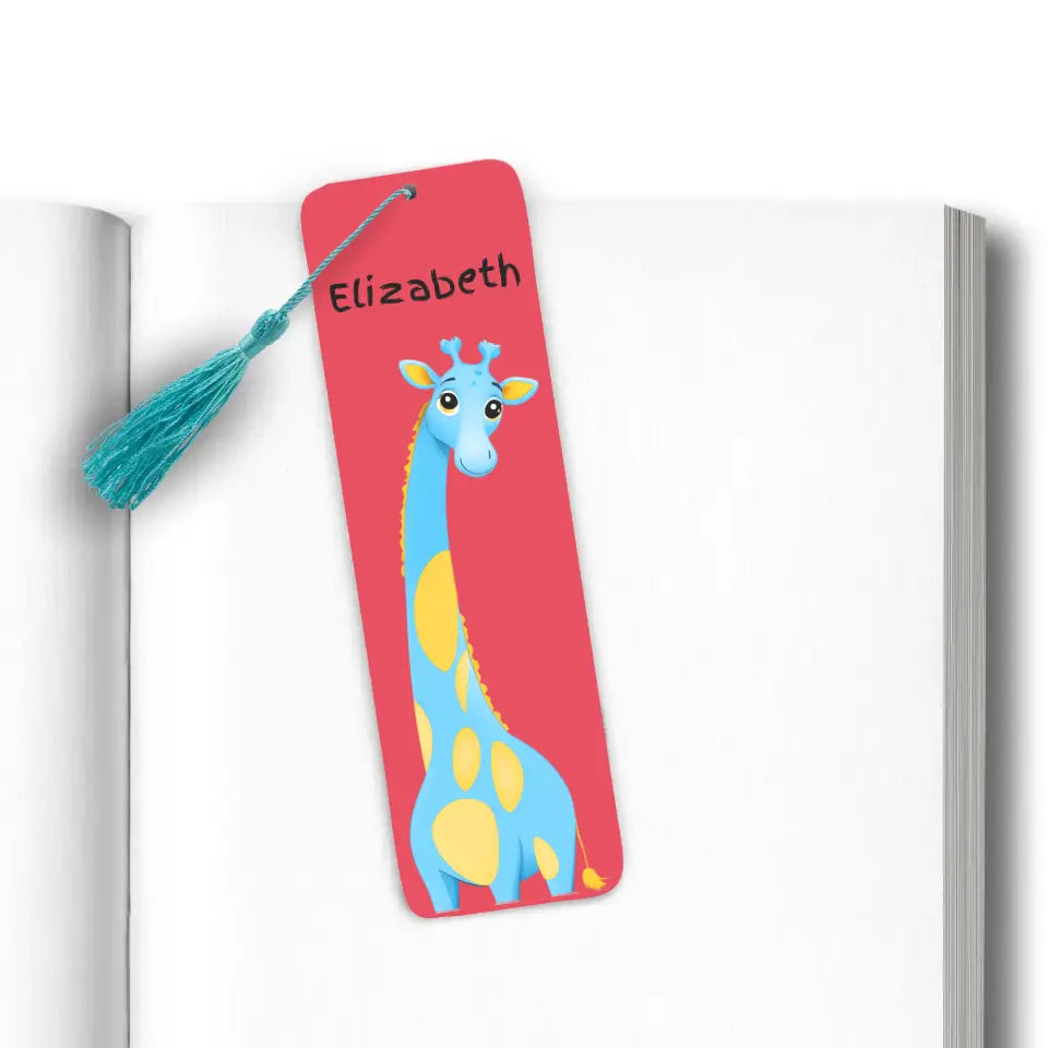 One-of-a-Kind Giraffe Bookmark Personalised Gift