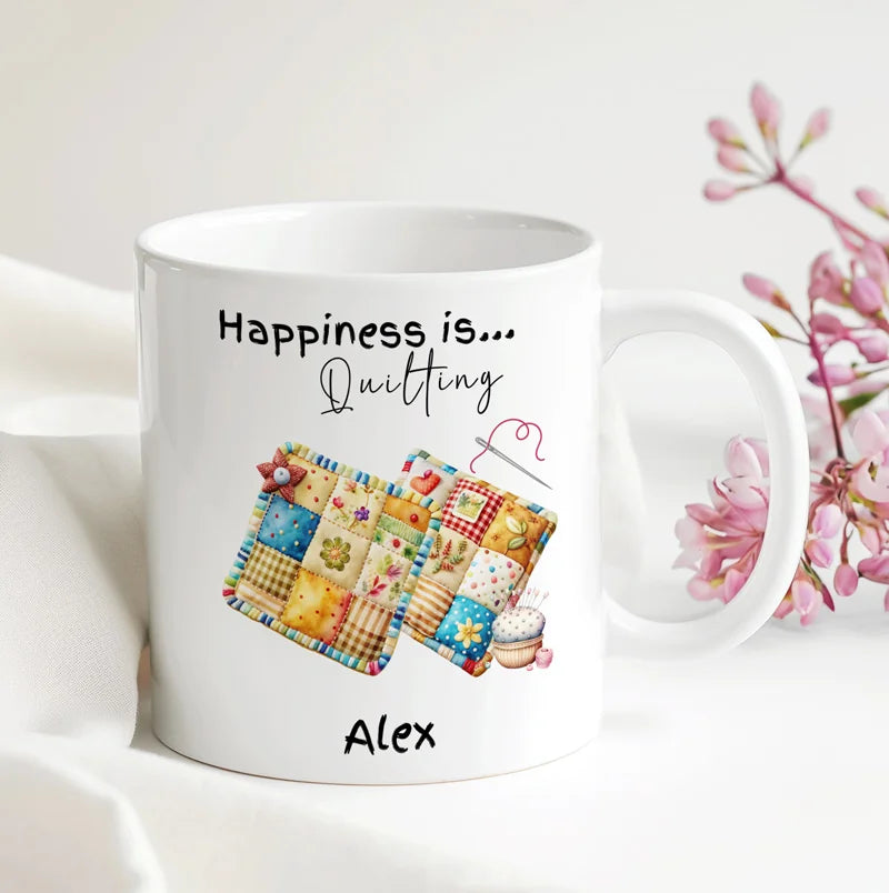 Personalised Quilting Mug