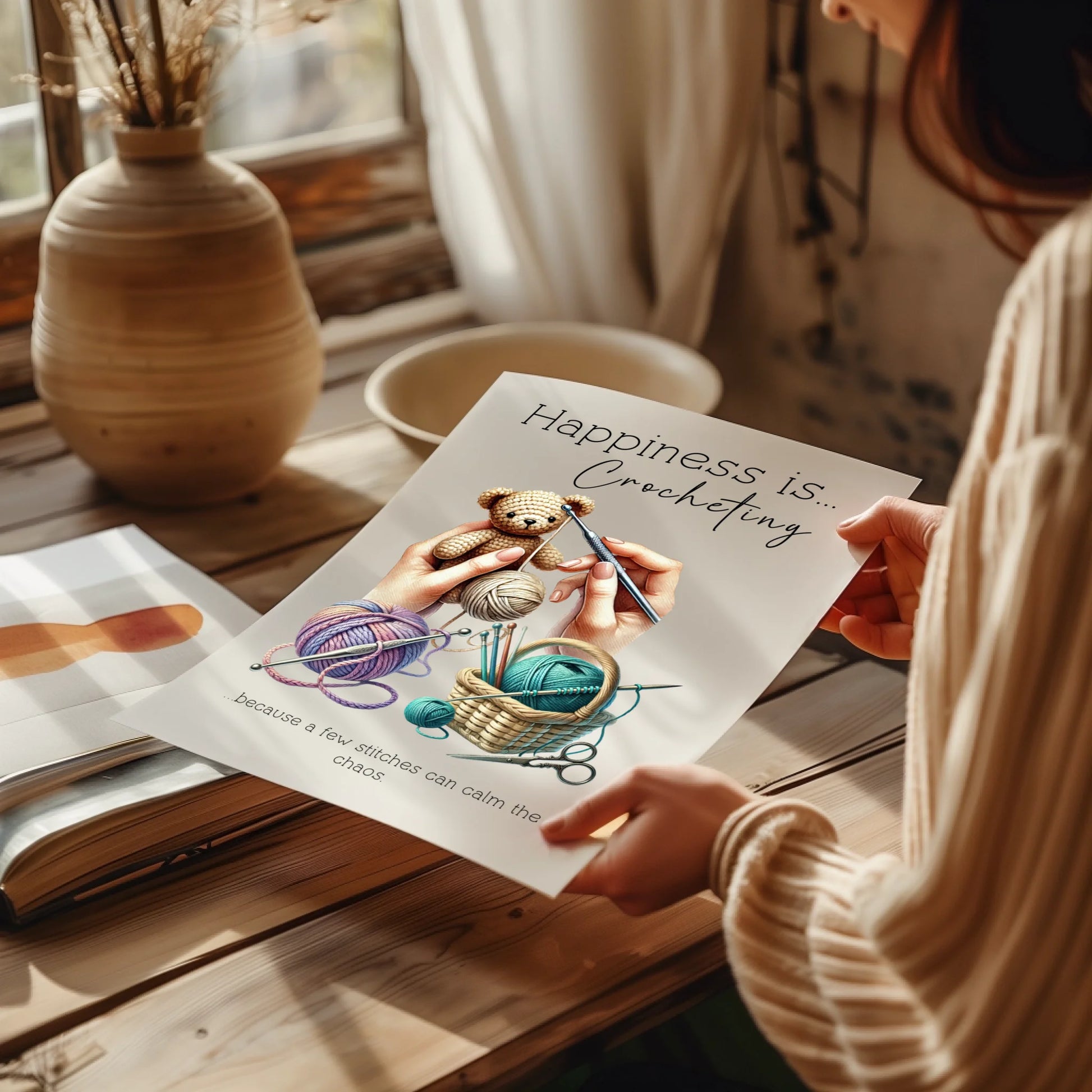 custom artwork for crocheters