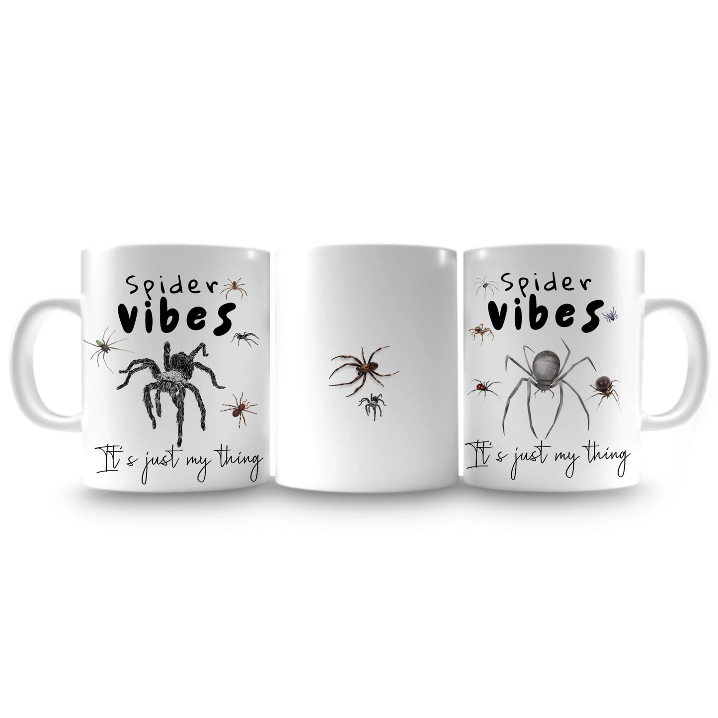 Spider Vibes Custom Mug