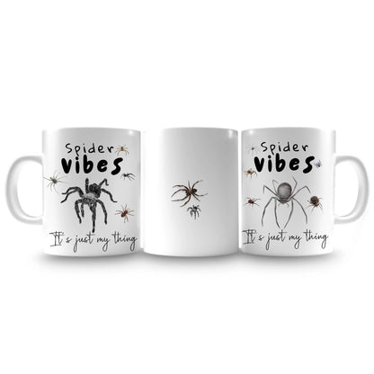 Spider Vibes Custom Mug