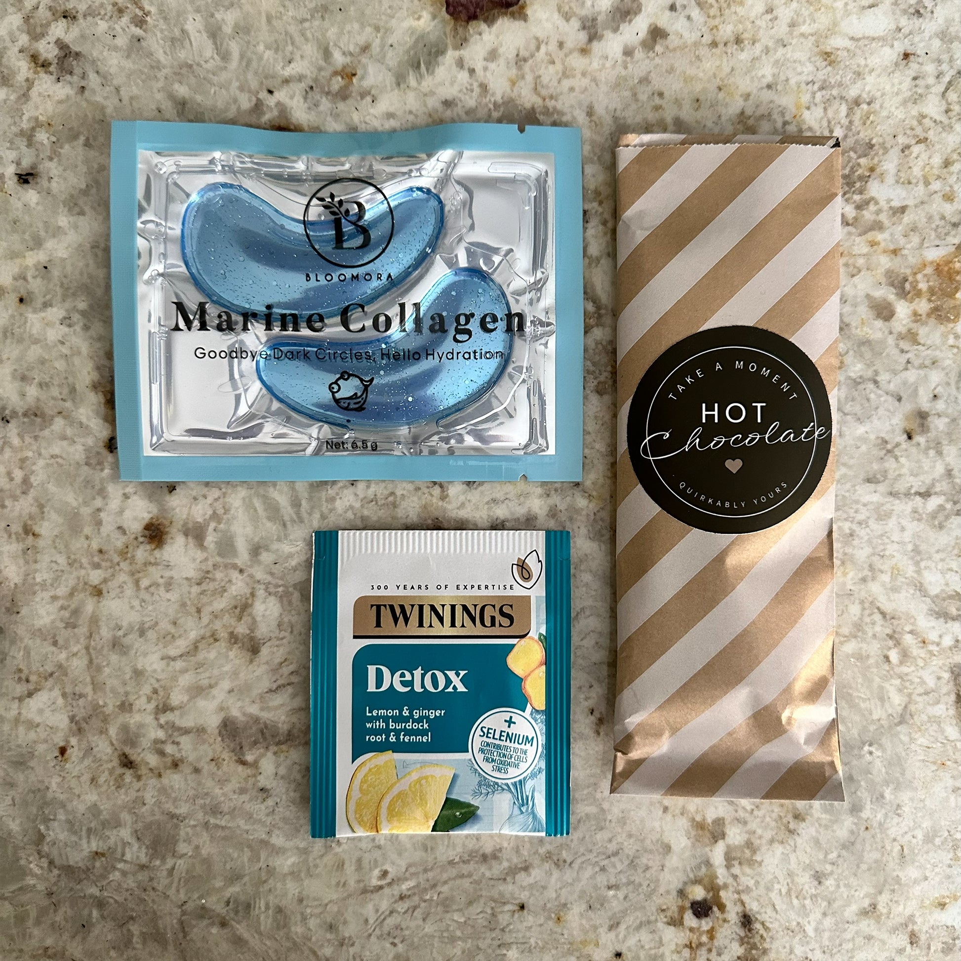 Treats inside daughter letterbox gift