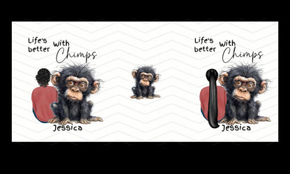 Adorable chimp gift mug