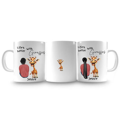 giraffe coffee cup