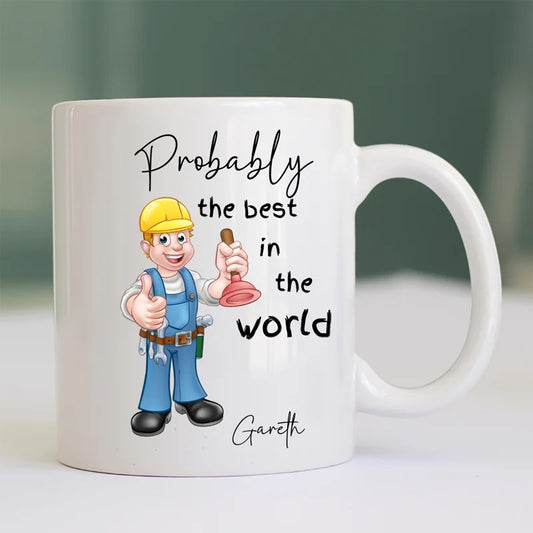 Best plumber in the world mug