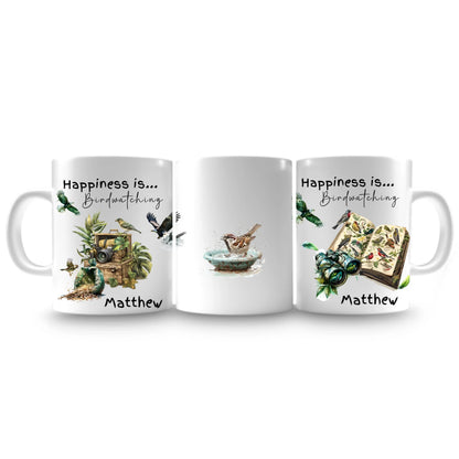 mug with birds