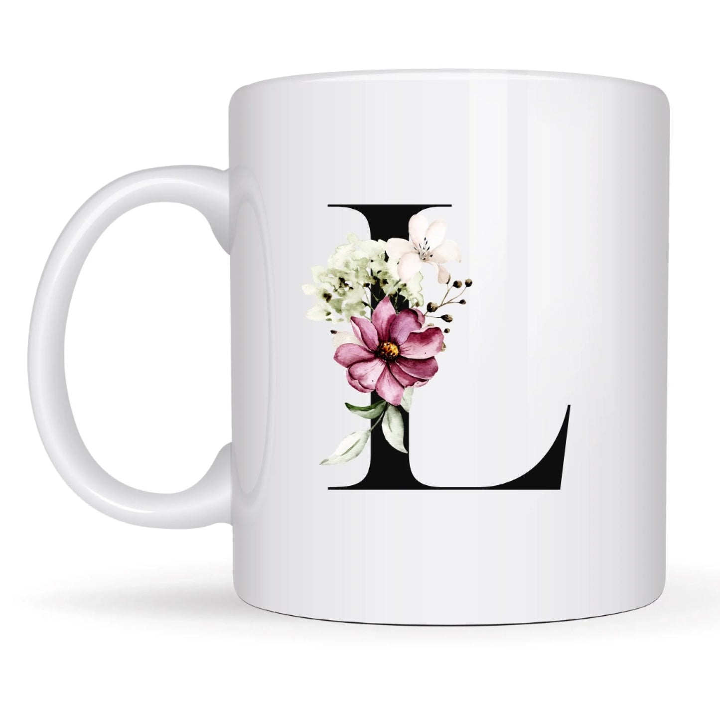 Custom floral mug with name and symbolism