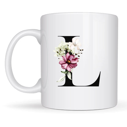 Custom floral mug with name and symbolism