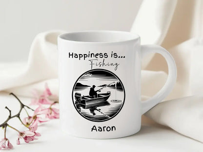 Fishing gift for men – personalised mug