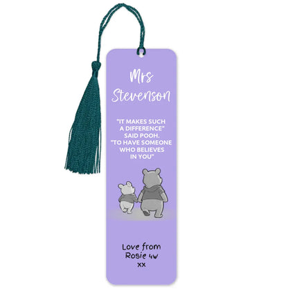 bright and colourful teacher gift bookmarks