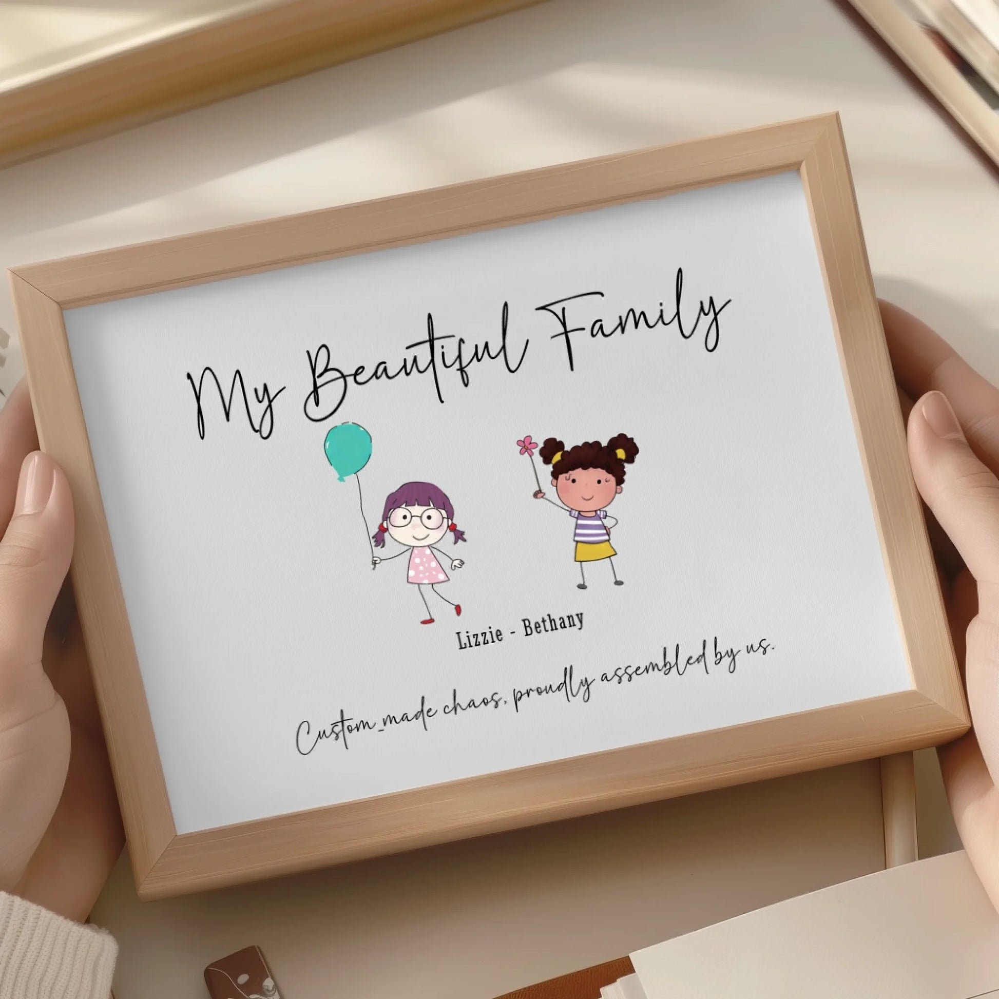 beautiful family Build your own family wall art with stick characters