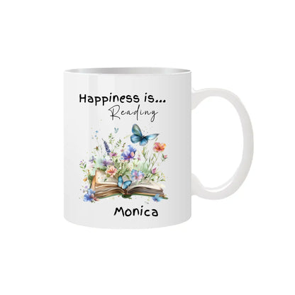 Gift for bookworms – Happiness is Reading mug