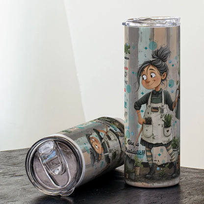 Reusable garden-themed drinks bottle fo