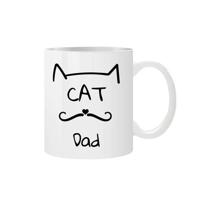 Father's Day Cat Dad Mug Gift