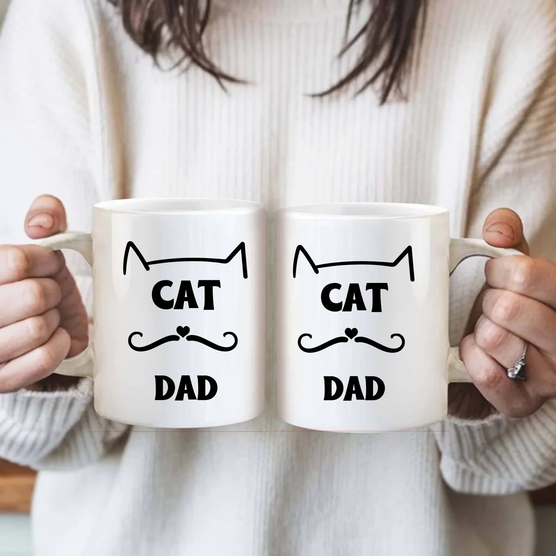 Father's Day mug for cat-loving dads