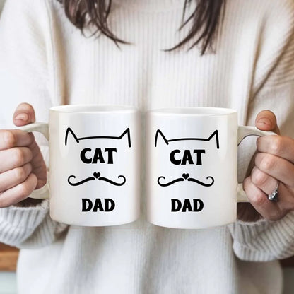 Father's Day mug for cat-loving dads