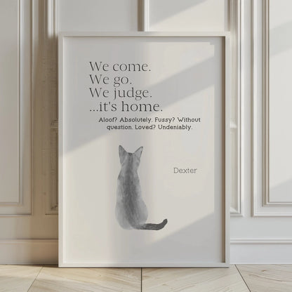 three cat illustration custom names