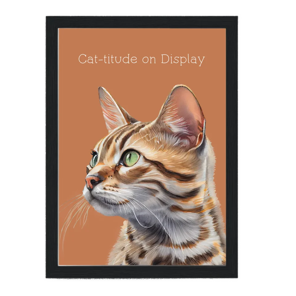 Upload your cat photo print