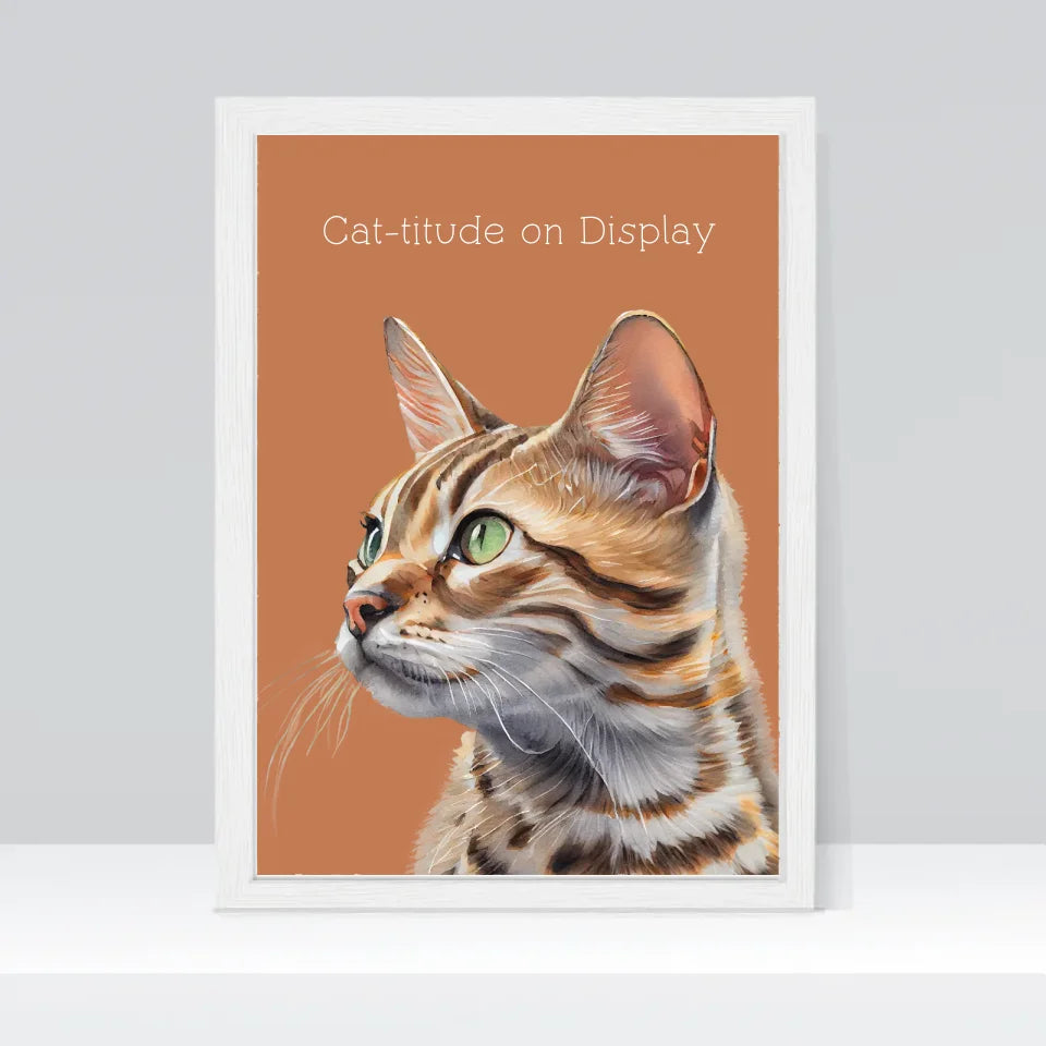 Custom text cat print