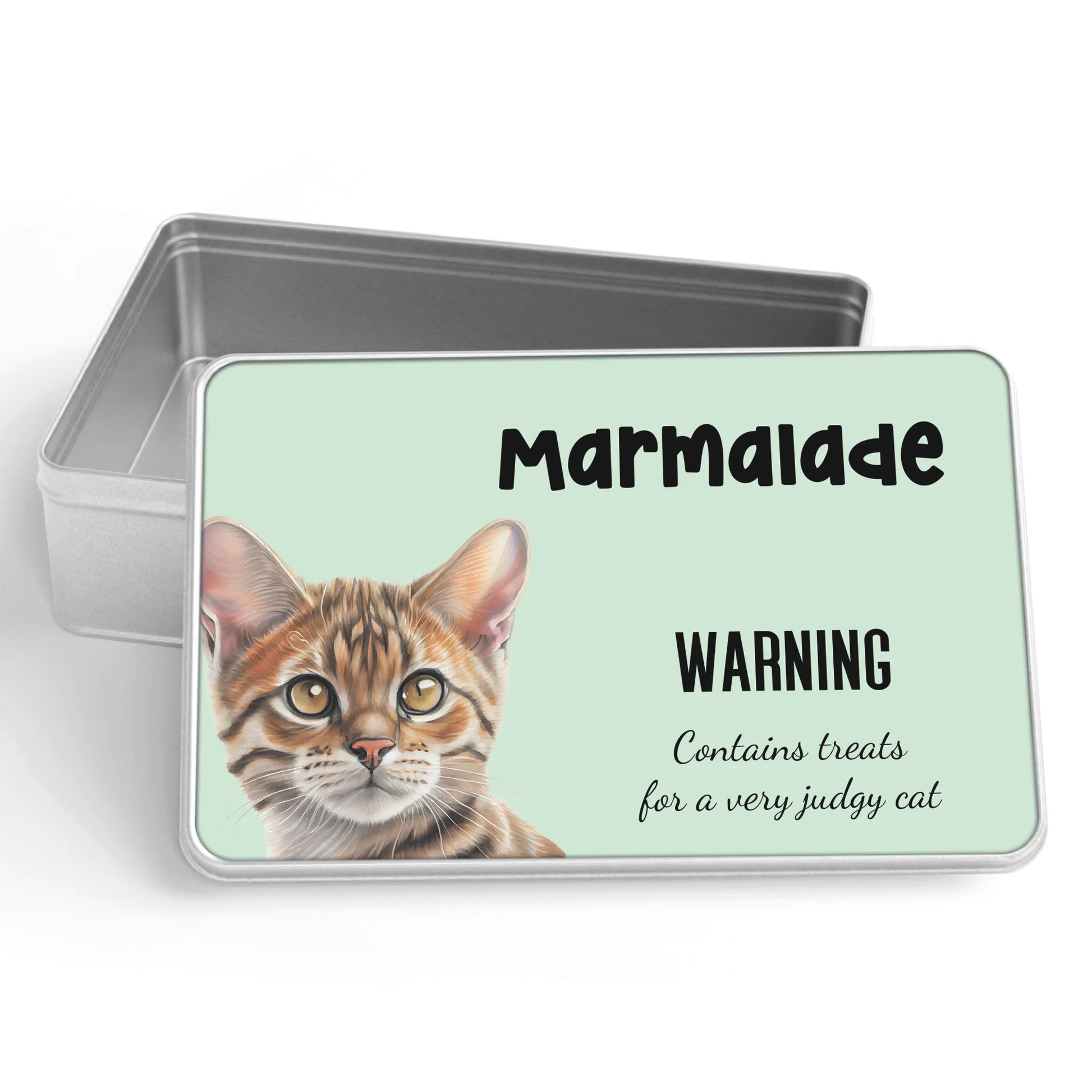 rectangle tin cat-lover-gift