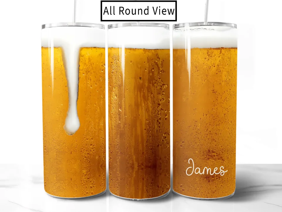 Beer-inspired tumbler for coffee