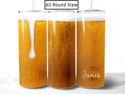 Beer-inspired tumbler for coffee