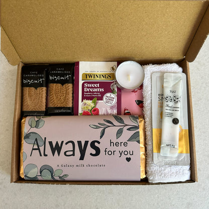 Comfort letterbox gift designed to uplift and reassure someone
