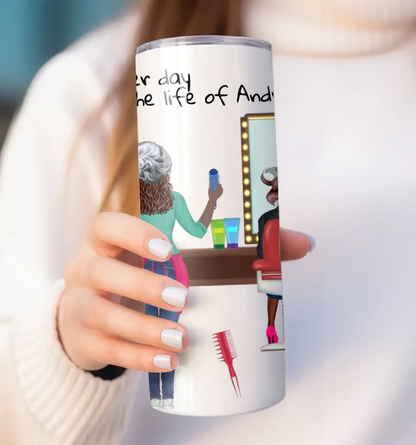 hairstylist-personalised-travel-tumbler