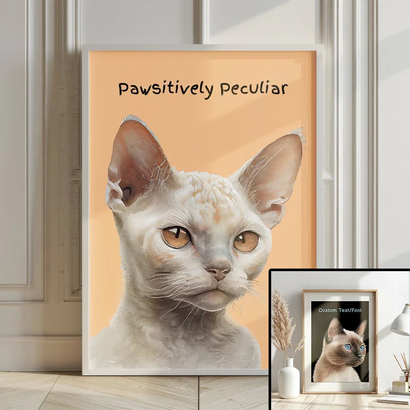 Personalised cat print hotsell