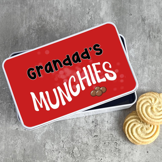 Personalised Grandads Chocolate munchies Box