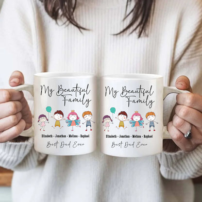 Personalised mug for mum or dad