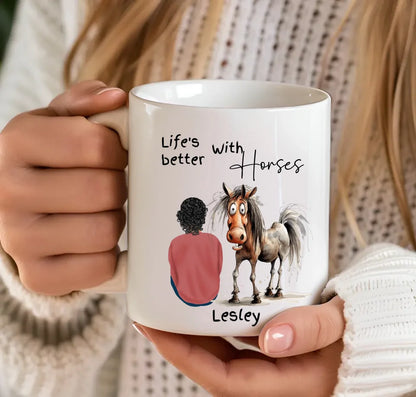 Customisable Horse Mug