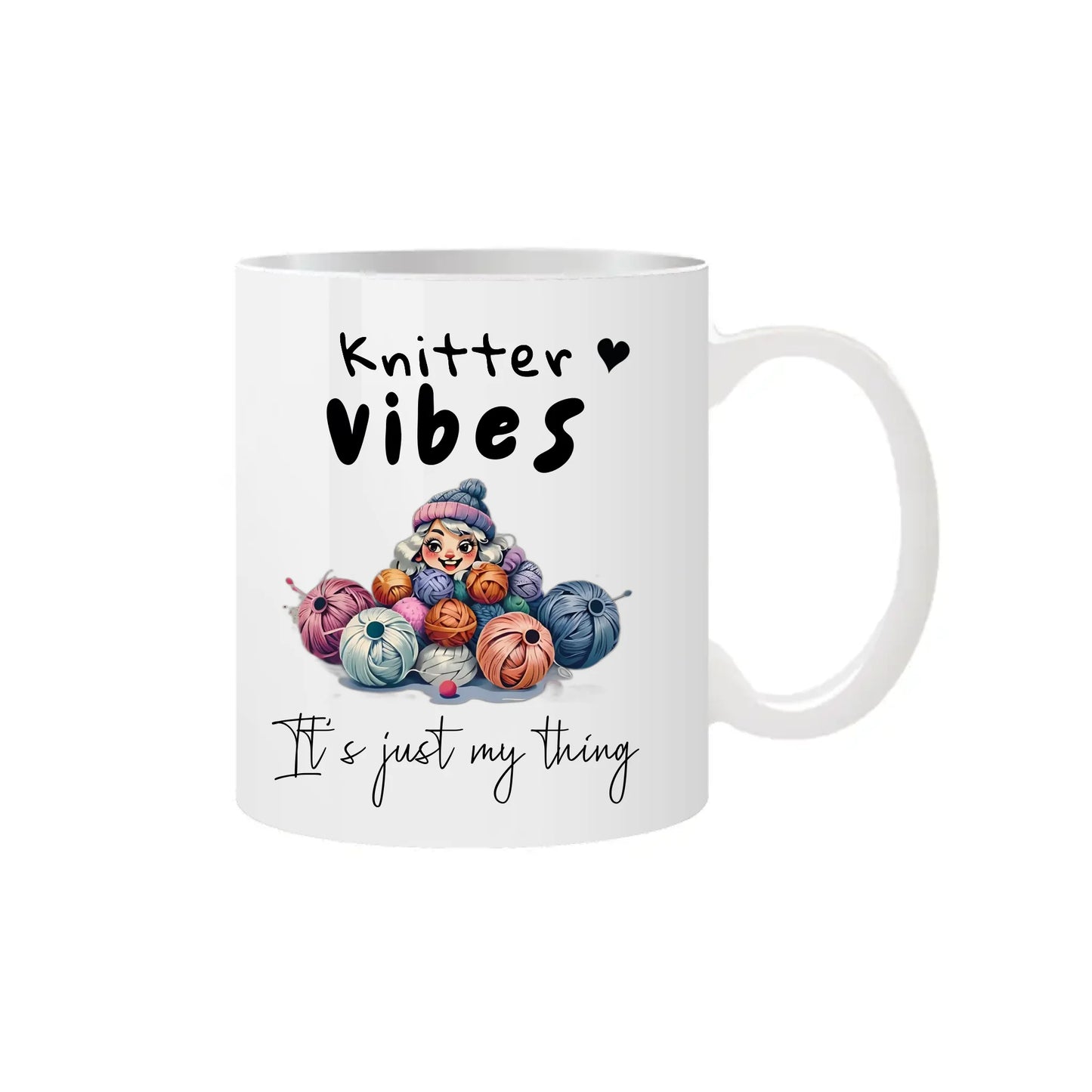 Yarn and wool lover mug