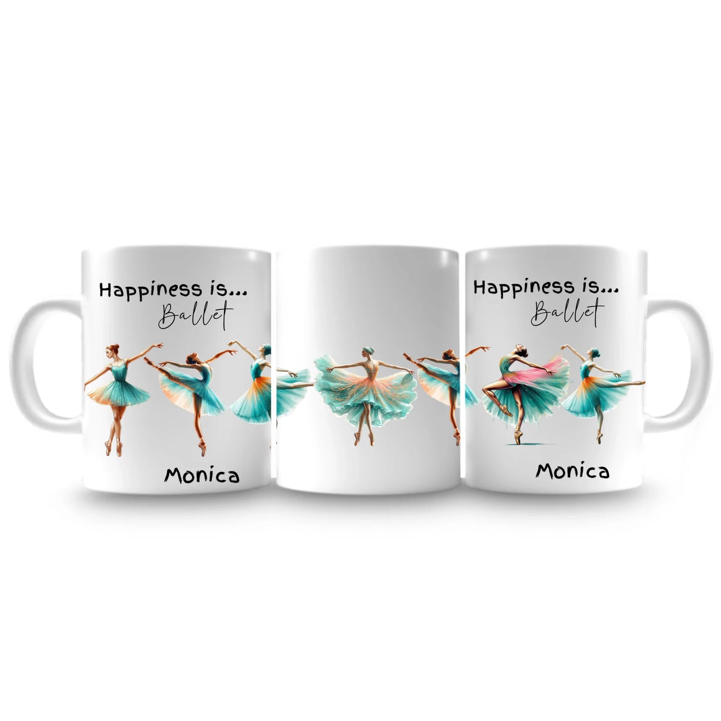 Ballet dance themed mug