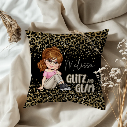 Unique personalised gift cushion for her