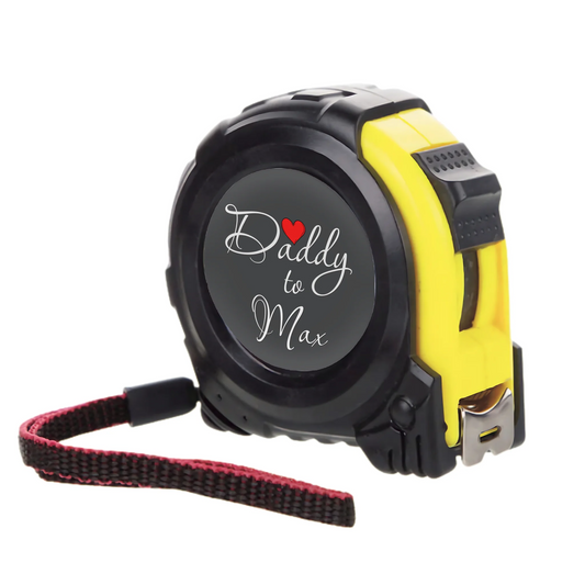 Personalised tape measure gift for Daddy