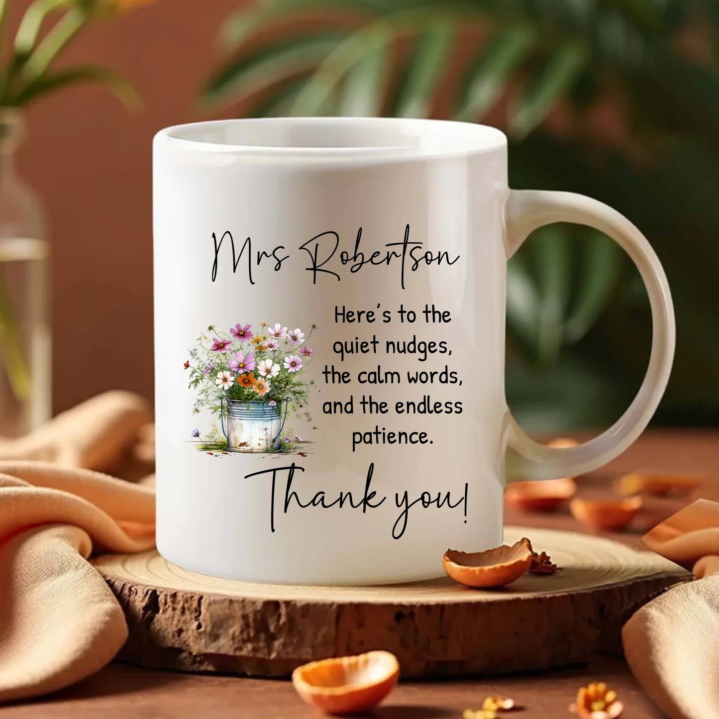personalised teacher gift mug