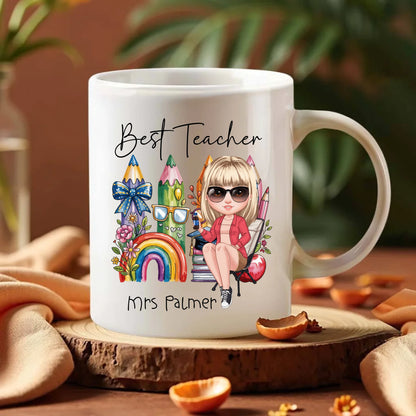 Funny end of term teacher gift mug