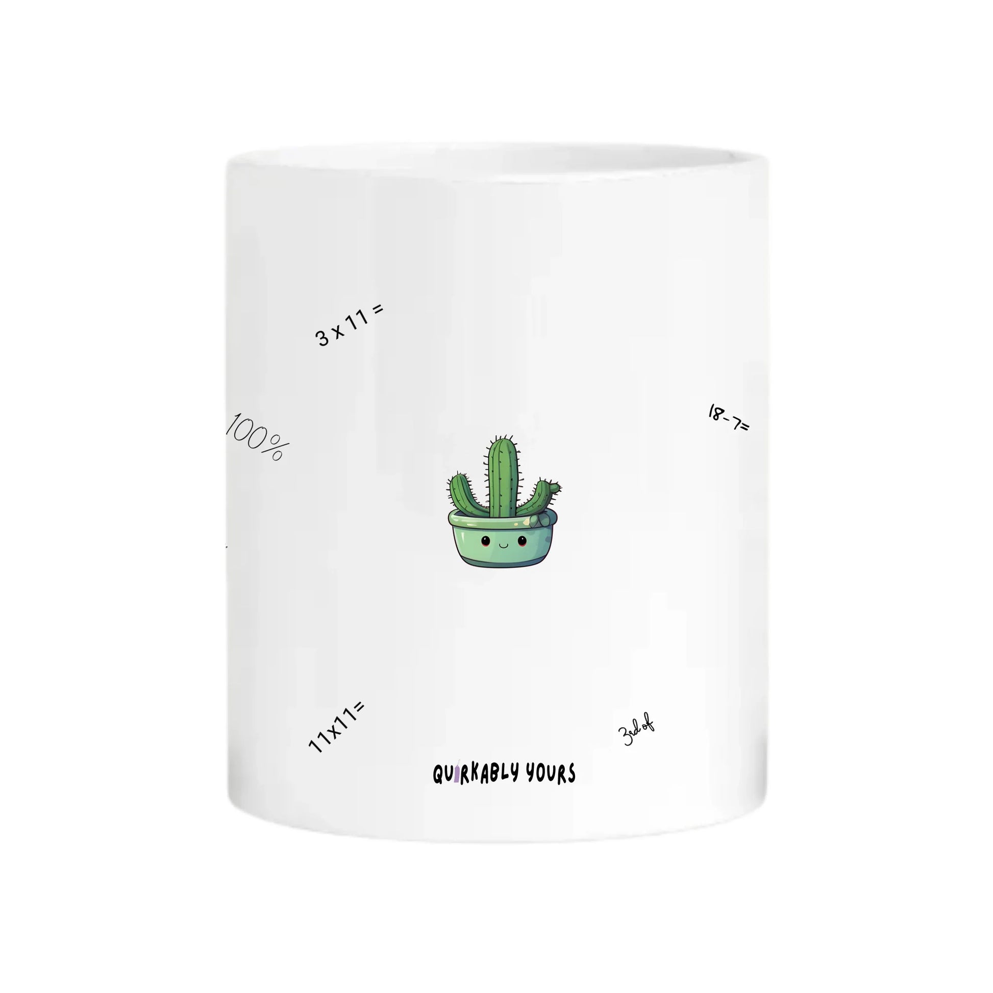 Quirky mug for maths tutor