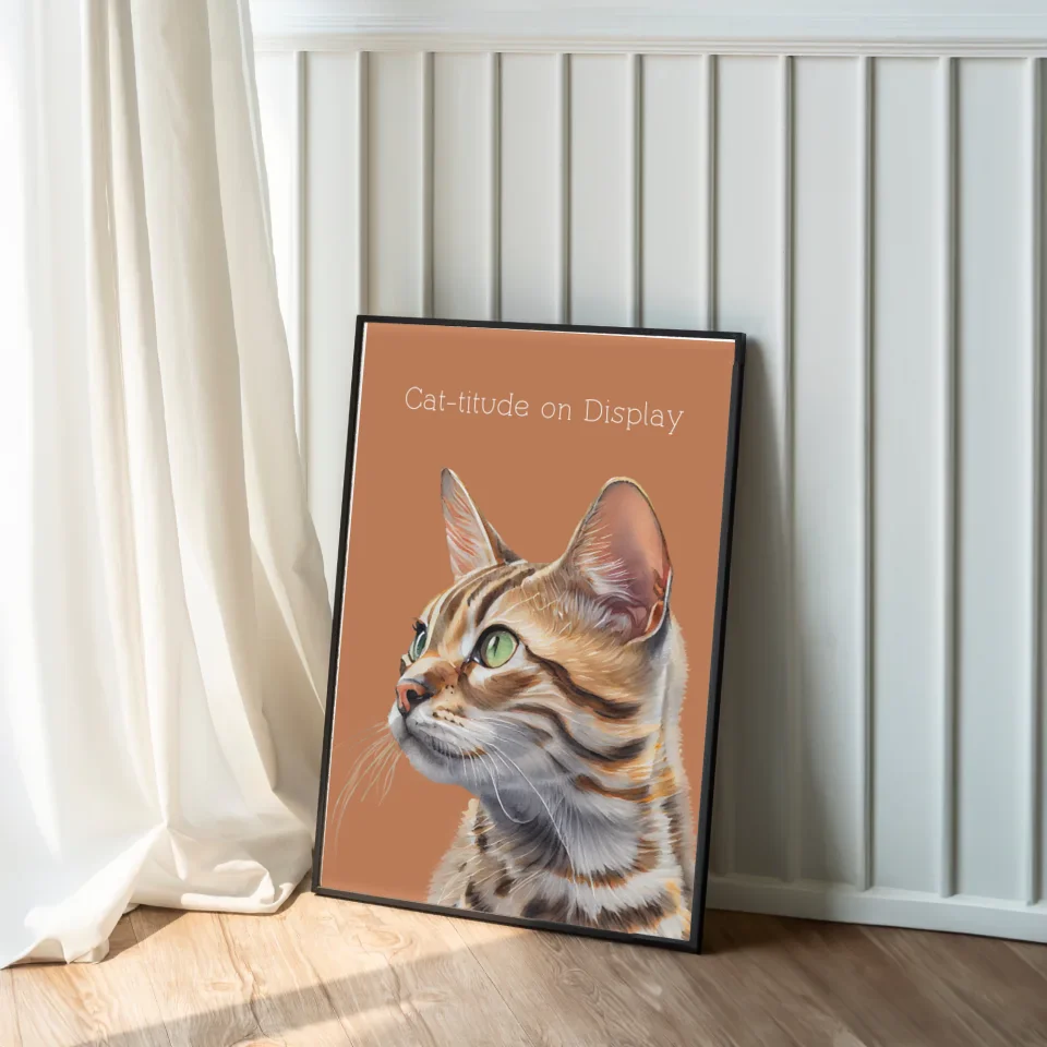 Personalised pet photo print