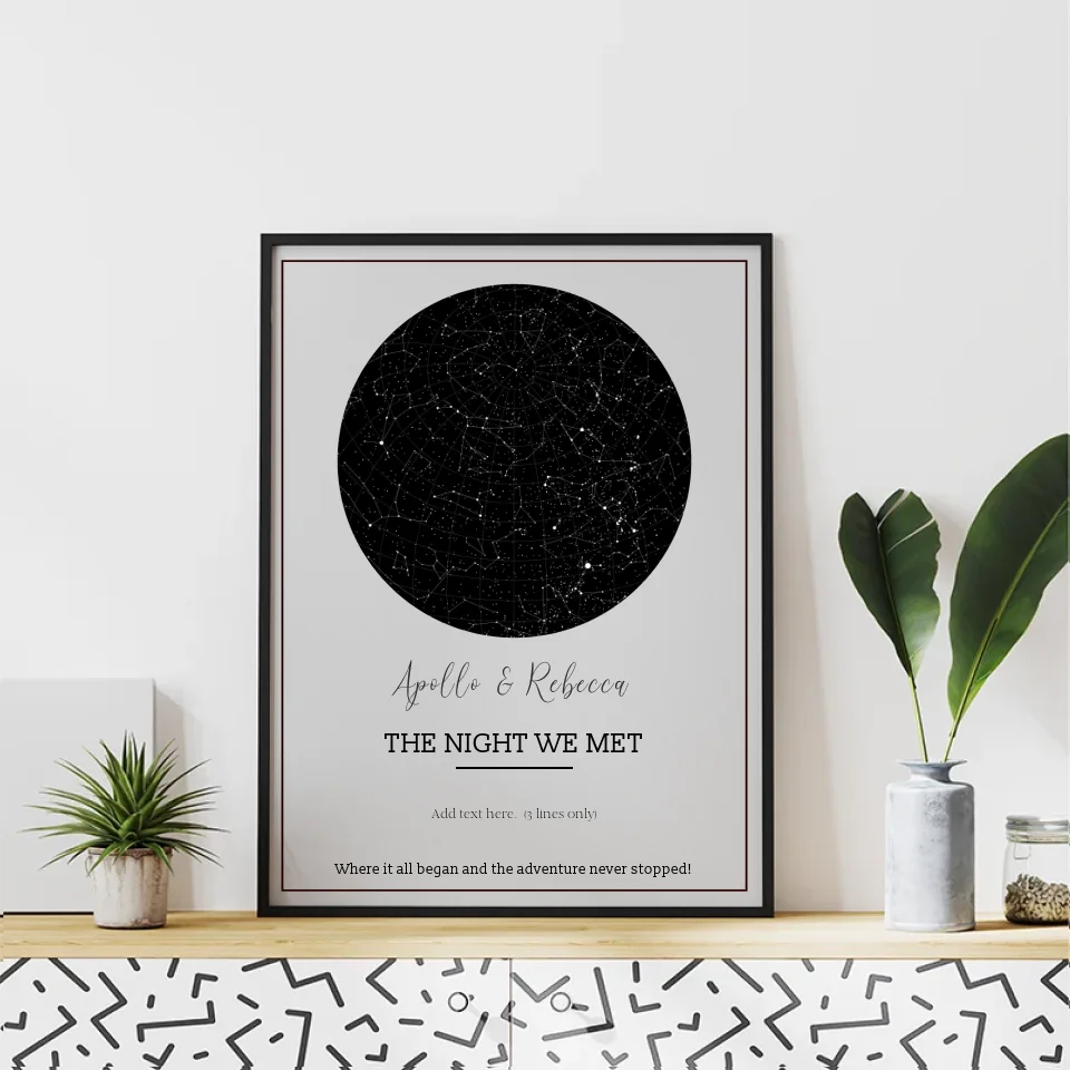 custom star chart