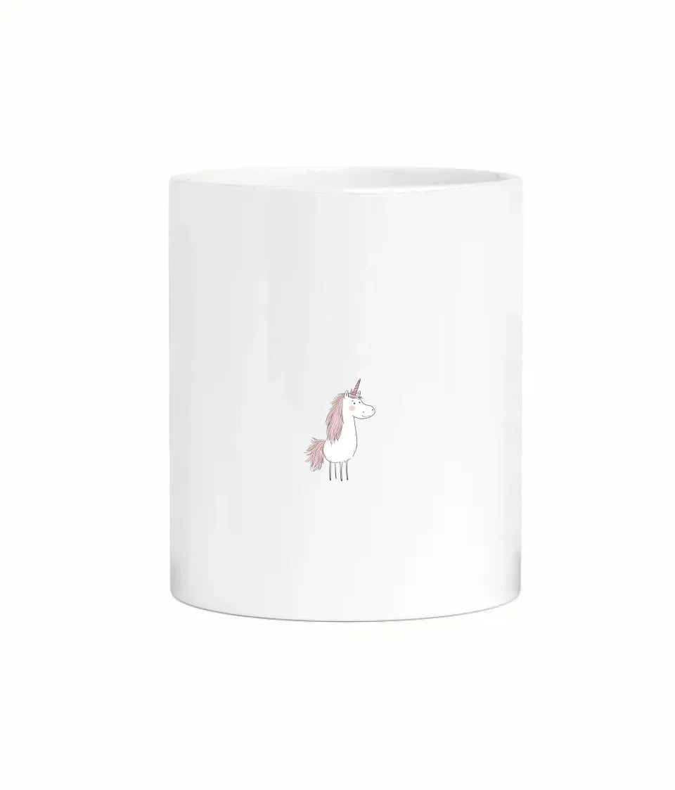 Personalised ceramic unicorn coffee mug