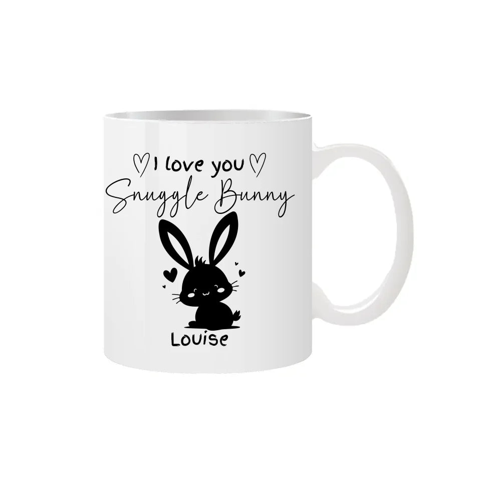 mug for snuggle bunny lovers
