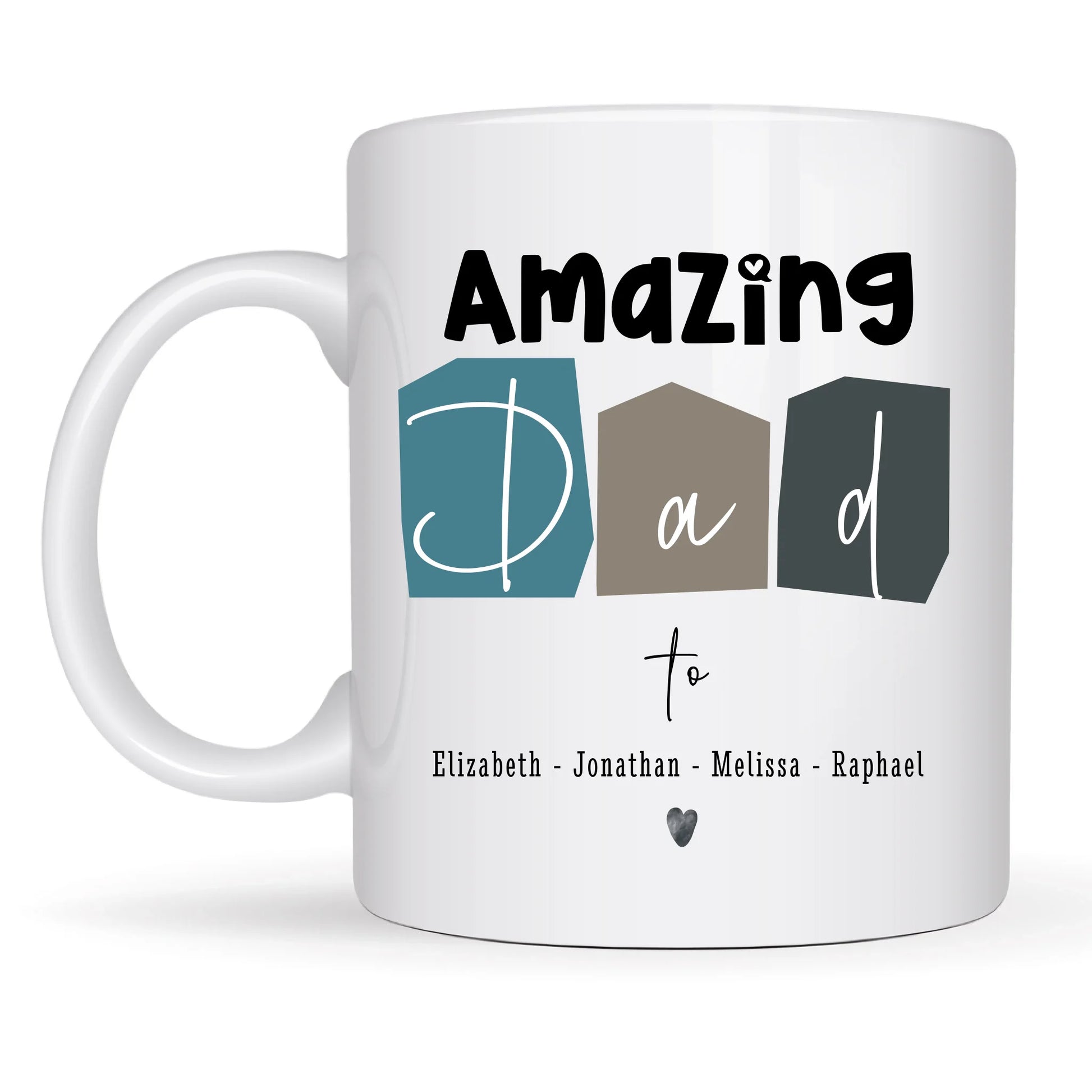 Name custom mug for dad birthday