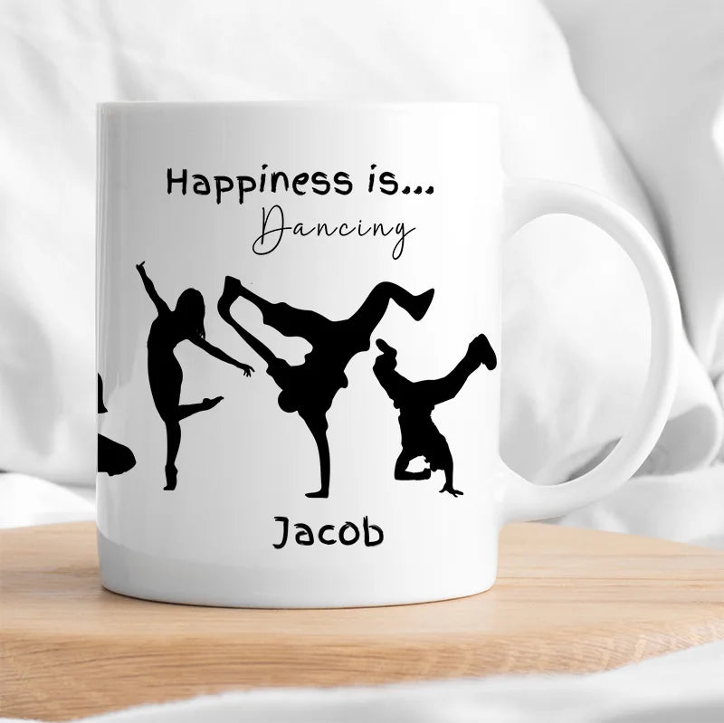 personalised dance lover mug