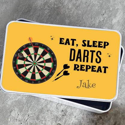 Darts tin with name and colour options