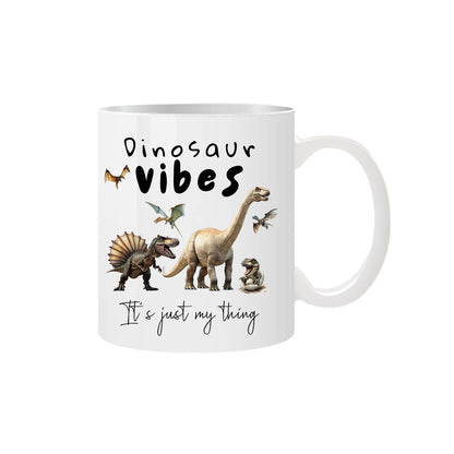 dinosaur design mug